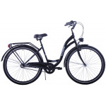 Mestský bicykel 28" Kozbike K14 3 prevodový Čierny